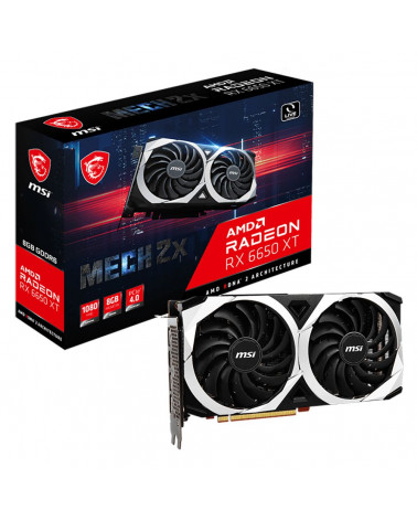 Видеокарта MSI RX6650XT MECH 2X 8GB GDDR6 128-bit HDMI 3xDP 2FAN RTL 