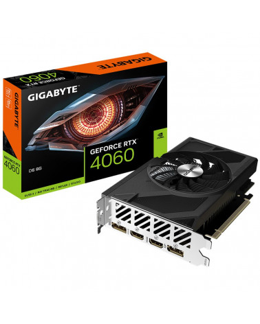 Видеокарта Gigabyte RTX4060 D6 8GB GDDR6 128-bit DPx2 HDMIx2 1FAN RTL 