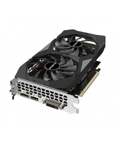 Видеокарта Gigabyte GTX1650 D6 WINDFORCE OC 4GB GDDR6 128-bit DVI HDMI DP 2FAN RTL 