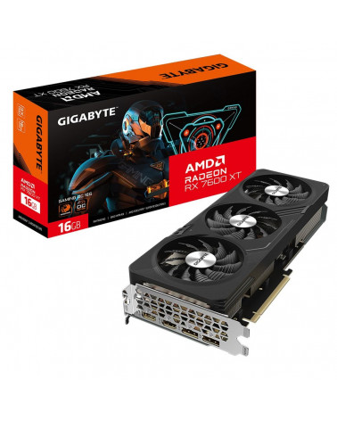 Видеокарта Gigabyte RX7600XT GAMING OC 16GB GDDR6 128-bit DPx2 HDMIx2 3FAN RTL 