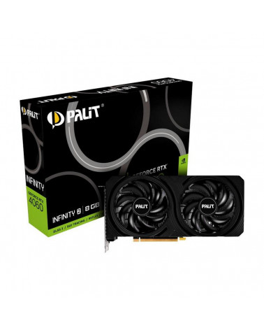 Palit NVIDIA GeForce RTX4060 INFINITY 2 GDDR6 128bit 3xDP HDMI 2FAN 