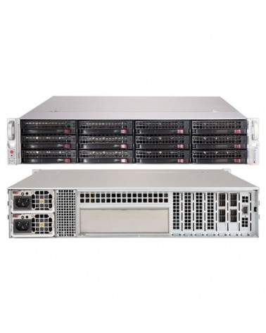 Корпус SuperMicro SuperMicro CSE-826BE2C-R741JBOD 2U SC826B 12 Drive JBOD W/Dual Expander, Redundant 740W 