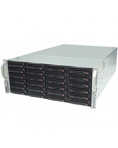 Корпус SuperMicro SuperMicro CSE-846BE1C-R1K03JBOD 4U, SC846B SAS3 24 Drive JBOD w/ Single Expander, 2x 1000W 