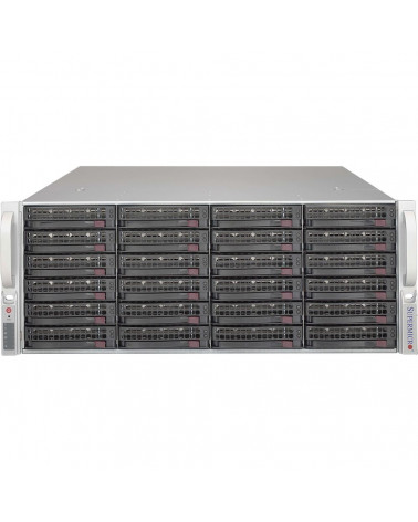 Корпус SuperMicro SuperMicro CSE-846BE1C-R1K03JBOD 4U, SC846B SAS3 24 Drive JBOD w/ Single Expander, 2x 1000W 