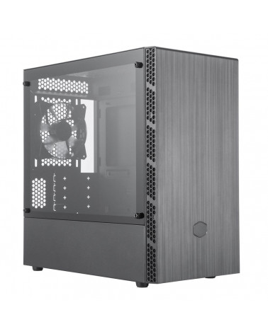 Корпус Cooler Master MasterBox MB400L w/o ODD TG MCB-B400L-KGNN-S00 mATX, CPU h-166, GFX - 344, Brushed Front Panel, MCB-B400L-K