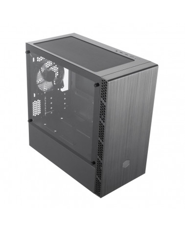 Корпус Cooler Master MasterBox MB400L w/o ODD TG MCB-B400L-KGNN-S00 mATX, CPU h-166, GFX - 344, Brushed Front Panel, MCB-B400L-K