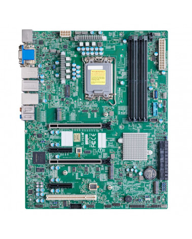 Материнская плата SuperMicro Supermicro Motherboard MBD-X13SAE-F-B W680 LGA1700 No Memory 12th Generation Intel® Core™ i3/i5/i7/