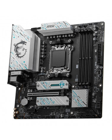 Материнская плата MSI B650M GAMING PLUS WIFI B650, AM5, 4DDR5, 1PCI-Ex16, 2PCI-Ex1, 2M.2, 4SATA3.0, 5USB3.2Gen2, 6USB3.2Gen1, 4U