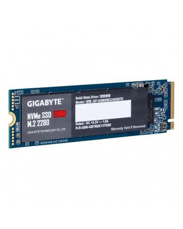 Твердотельный накопитель SSD Gigabyte 256GB M.2 2280 GP-GSM2NE3256GNTD Client PCIe Gen3x4 with NVMe, 1700/1100, IOPS 180/250K, M