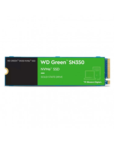 Твердотельный накопитель SSD Western Digital Green 500Gb, NVMe, R/W 2400/1650 Mb/s, TBW 60, 3D TLC 