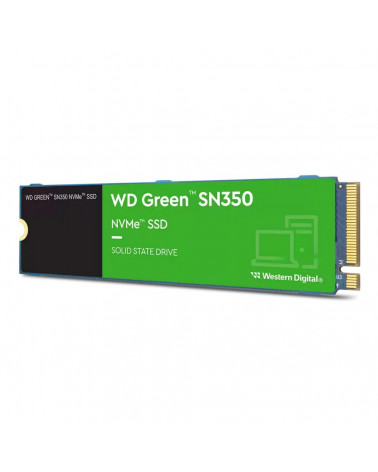 Твердотельный накопитель SSD Western Digital Green 500Gb, NVMe, R/W 2400/1650 Mb/s, TBW 60, 3D TLC 