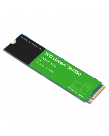 Твердотельный накопитель SSD Western Digital Green 500Gb, NVMe, R/W 2400/1650 Mb/s, TBW 60, 3D TLC 