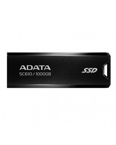 Твердотельный накопитель SSD ADATA SC610 1TB Black External   USB 3.2 Gen2, 550/500 RTL 