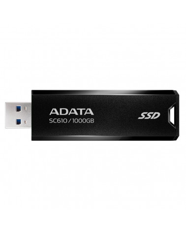 Твердотельный накопитель SSD ADATA SC610 1TB Black External   USB 3.2 Gen2, 550/500 RTL 