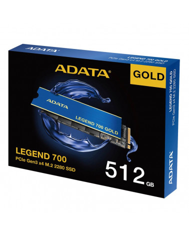 Твердотельный накопитель SSD ADATA LEGEND 700 GOLD 512GB 2280 M.2 PCIe 3.0 x4 