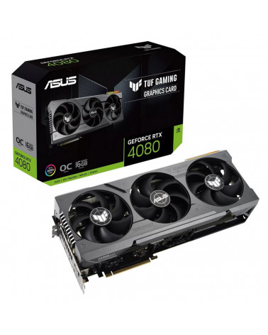 Видеокарта ASUS TUF-RTX4080-O16G-GAMING /RTX4080,HDMI*2,DP*3,16G,D6X (90YV0IB0-M0NA00) /RTX4080,HDMI*2,DP*3,16G,D6X (90YV0IB0-M0