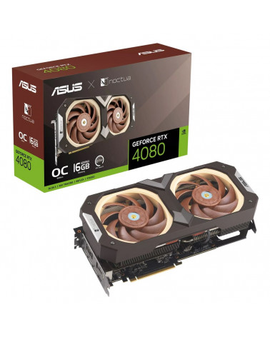 Видеокарта ASUS RTX4080-O16G-NOCTUA /RTX4080,HDMI*2,DP*3,16G,D6X