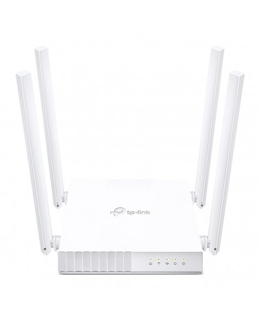 Маршрутизатор TP-LINK Archer C24 AC750 Двухдиапазонный Wi-Fi роутер, до 433 Мбит/с на 5 ГГц + до 300 Мбит/с на 2,4 ГГц, поддержк