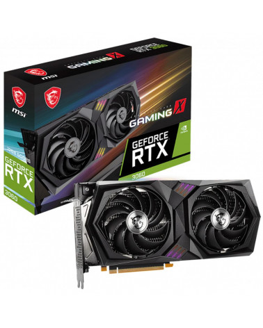 Видеокарта MSI RTX3060 GAMING X 12GB GDDR6 192bit HDMI 3xDP LHR RTL (796327) 