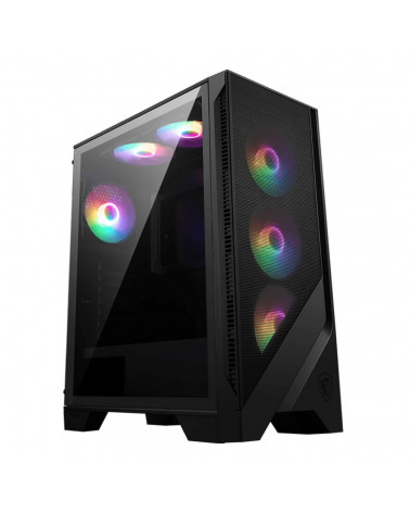 Корпус MSI MAG FORGE 120A Mid-Tower, ATX, 2xUSB 3.2, Audio I/O, 6x120mm autoRGB Fan PWM RGB PWM Control Board, Tempered Glass Wi