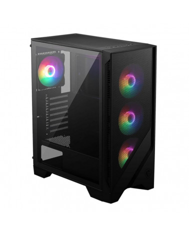 Корпус MSI MAG FORGE 120A Mid-Tower, ATX, 2xUSB 3.2, Audio I/O, 6x120mm autoRGB Fan PWM RGB PWM Control Board, Tempered Glass Wi