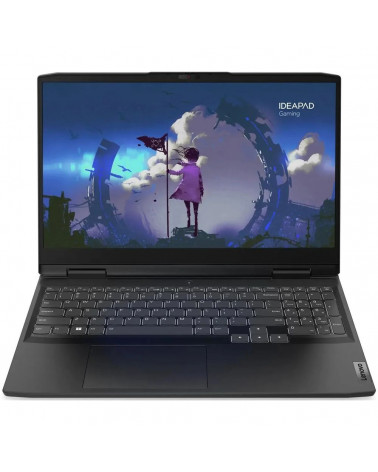 Ноутбук Lenovo Ideapad Gaming 3 15IAH7 Core i5-12450H/8GB/SSD512GB/15.6"/RTX 3050 4GB/IPS/FHD/120hz/Free DOS/Onyx Grey (82S900KW