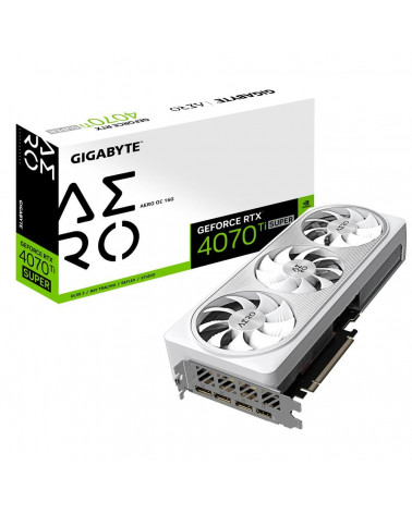 Видеокарта Gigabyte RTX4070Ti SUPER AERO OC 16GB RTL 