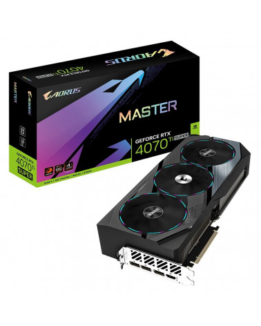 Видеокарта Gigabyte RTX4070Ti SUPER AORUS MASTER 16GB RTL 