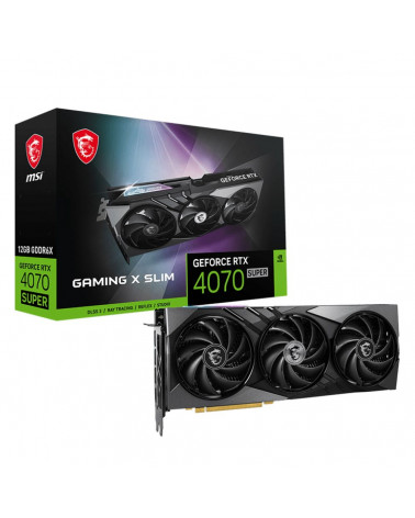 Видеокарта MSI GeForce RTX 4070 SUPER 12G GAMING X SLIM 