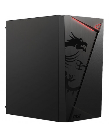 Корпус MSI MAG SHIELD M301 Mini-Tower, mATX, 1xUSB 3.0,  2xUSB, 1x120mm, Black rear Fan, Steel side panel 