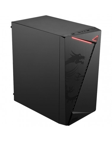 Корпус MSI MAG SHIELD M301 Mini-Tower, mATX, 1xUSB 3.0,  2xUSB, 1x120mm, Black rear Fan, Steel side panel 