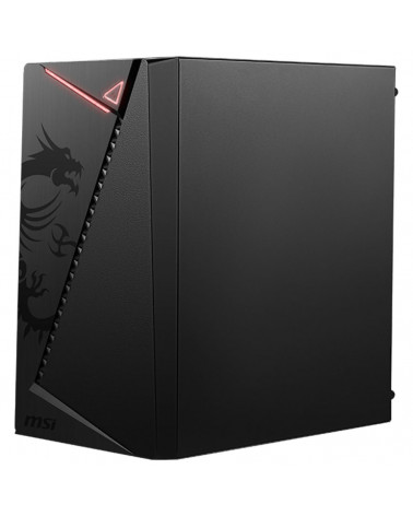 Корпус MSI MAG SHIELD M301 Mini-Tower, mATX, 1xUSB 3.0,  2xUSB, 1x120mm, Black rear Fan, Steel side panel 