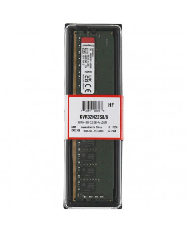 Модуль памяти Kingston 8GB Kingston DDR4 3200 DIMM Non-ECC, CL22, 1.2V, 1Rx8, 1024x64, RTL 