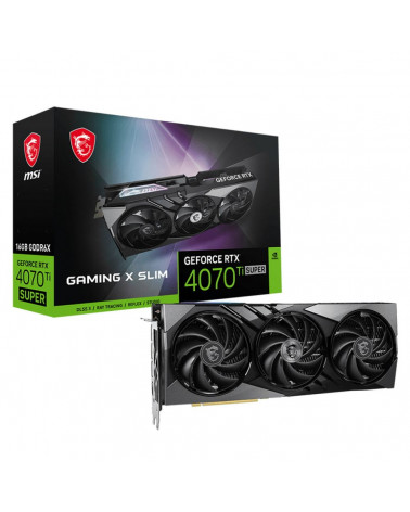 Видеокарта MSI GeForce RTX 4070 Ti SUPER 16G GAMING X SLIM 