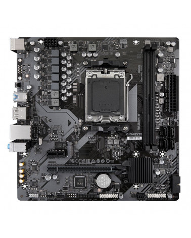 Материнская плата Gigabyte A620M H, Socket AM5, AMD A620, 2xDDR5-5200, HDMI+DP, 1xPCI-Ex16, 1xPCI-Ex1, 4xSATA3(RAID 0/1/10), 1xM