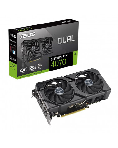 Видеокарта ASUS DUAL-RTX4070-O12G-EVO /RTX4070,HDMI,DP*3,12G,D6X (90YV0J15-M0NA00)