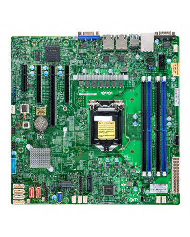 Материнская плата SuperMicro MBD-X12STL-F-B Intel® Xeon® E-2300 Processor, 10th Generation Intel® Pentium® Processor, Single Soc