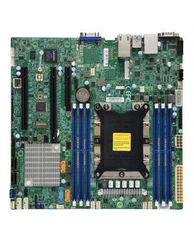 Материнская плата SuperMicro SuperMicro MBD-X11SPM-F-B microATX, LGA3647 (Socket P), 6x DDR4 DIMM, 1600-2666 MHz,  Aspeed AST250