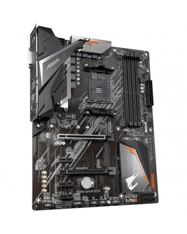 Материнская плата Gigabyte A520 AORUS ELITE, Socket AM4, AMD A520, 4xDDR4-3200, DVI-D+HDMI, 2xPCI-Ex16, 3xPCI-Ex1, 4xSATA3(RAID 