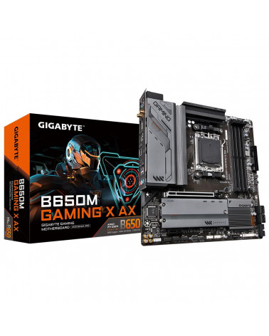 Материнская плата Gigabyte B650M GAMING X AX, Socket AM5, AMD B650, 4xDDR5-5200, HDMI+DP+DP, 1xPCI-Ex16, 1xPCI-Ex1, 4xSATA3(RAID