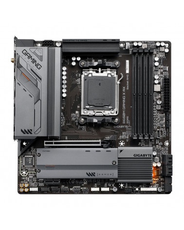 Материнская плата Gigabyte B650M GAMING X AX, Socket AM5, AMD B650, 4xDDR5-5200, HDMI+DP+DP, 1xPCI-Ex16, 1xPCI-Ex1, 4xSATA3(RAID