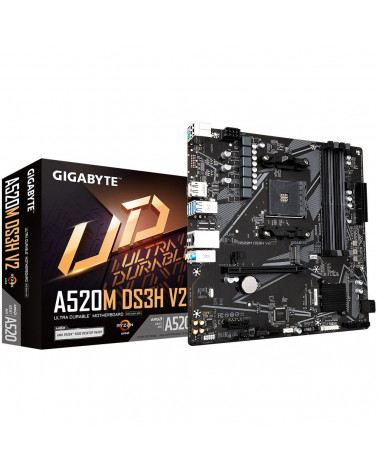 Материнская плата Gigabyte A520M DS3H V2, RTL 