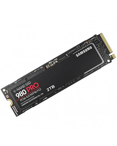 Твердотельный накопитель SSD Samsung 980 PRO M.2 2280 MZ-V8P2T0BW 2TB Client SSD PCIe Gen4x4 with NVMe, 7000/5000, IOPS 1000/100