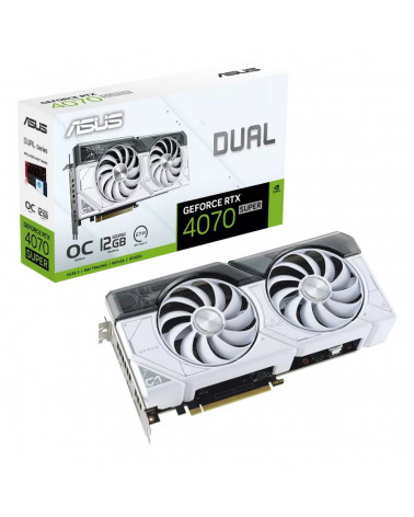 Видеокарта ASUS DUAL-RTX4070S-O12G-WHITE /RTX4070S,HDMI,DP*3,12G,D6X