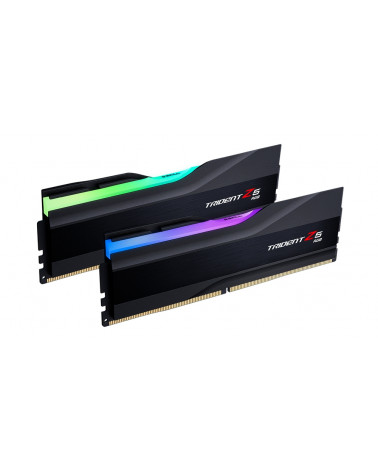 Модуль памяти DDR5 G.SKILL TRIDENT Z5 RGB 48GB (2x24GB) 5600MHz CL40 (40-40-40-89) 1.25V / F5-5600J4040D24GX2-TZ5RK / Black