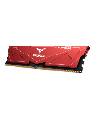 Модуль памяти DDR5 TEAMGROUP T-Force Vulcan 32GB (2x16GB) 5600MHz CL32 (32-36-36-76) 1.2V / FLRD532G5600HC32DC01 / Red