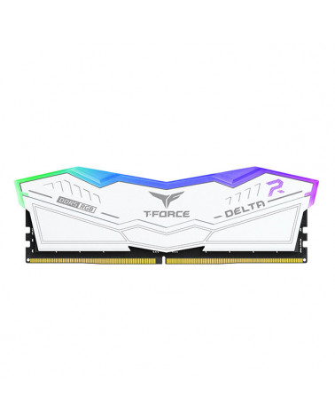 Модуль памяти DDR5 TEAMGROUP T-Force Delta RGB 32GB (2x16GB) 5600MHz CL32 (32-36-36-76) 1.2V / FF4D532G5600HC32DC01 / White