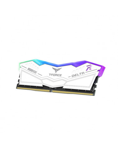 Модуль памяти DDR5 TEAMGROUP T-Force Delta RGB 32GB (2x16GB) 5600MHz CL32 (32-36-36-76) 1.2V / FF4D532G5600HC32DC01 / White