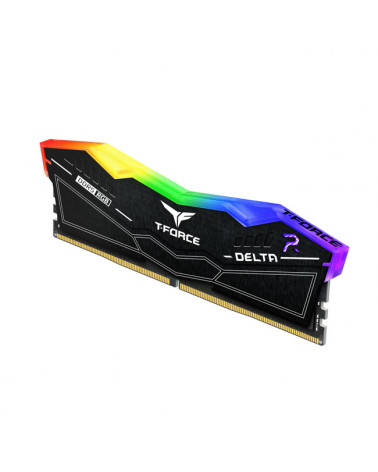 Модуль памяти DDR5 TEAMGROUP T-Force Delta RGB 32GB (2x16GB) 6000MHz CL30 (30-36-36-76) 1.35V / FF3D532G6000HC30DC01 / Black