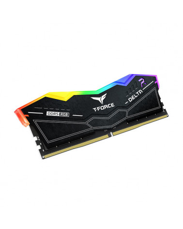 Модуль памяти DDR5 TEAMGROUP T-Force Delta RGB 32GB (2x16GB) 6000MHz CL30 (30-36-36-76) 1.35V / FF3D532G6000HC30DC01 / Black